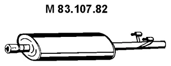 83.107.82 EBERSPÄCHER Средний глушитель выхлопных газов (фото 1)