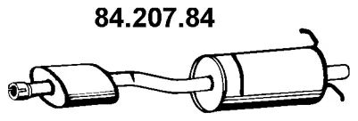 84.207.84 EBERSPÄCHER Средний глушитель выхлопных газов (фото 1)