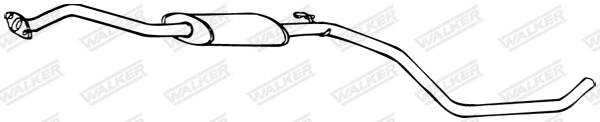 16121 WALKER Средний глушитель выхлопных газов (фото 1)