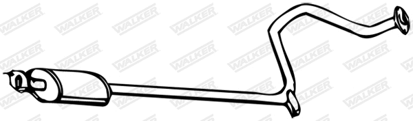 16601 WALKER Средний глушитель выхлопных газов (фото 1)