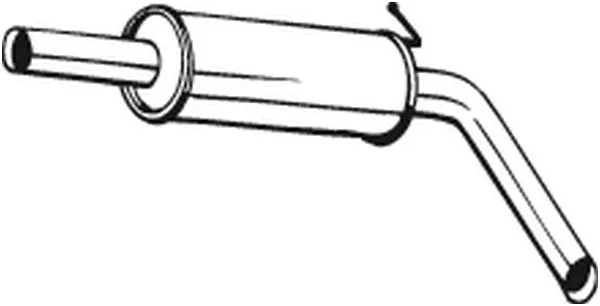220-107 BOSAL Средний глушитель выхлопных газов (фото 1)