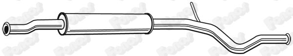 23386 FONOS Средний глушитель выхлопных газов (фото 1)