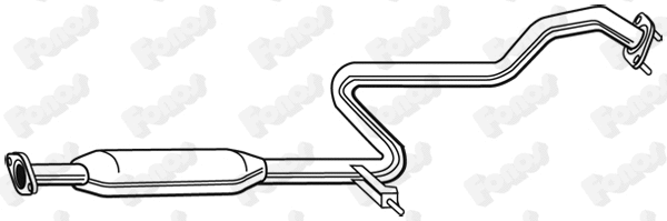 614375 FONOS Средний глушитель выхлопных газов (фото 1)