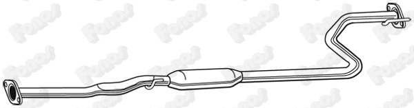620043 FONOS Средний глушитель выхлопных газов (фото 1)