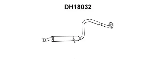 DH18032 VENEPORTE Средний глушитель выхлопных газов (фото 1)