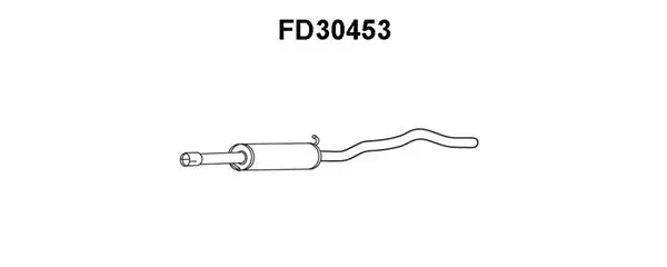 FD30453 VENEPORTE Средний глушитель выхлопных газов (фото 1)