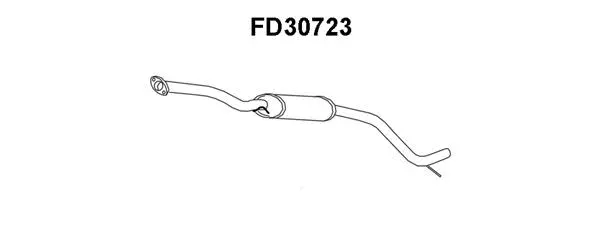 FD30723 VENEPORTE Средний глушитель выхлопных газов (фото 1)