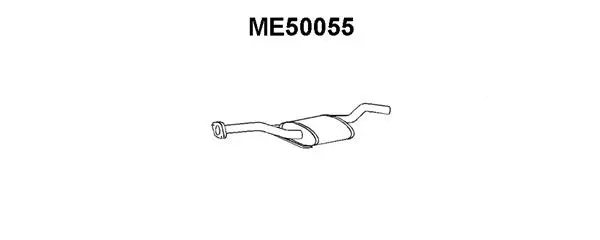 ME50055 VENEPORTE Средний глушитель выхлопных газов (фото 1)