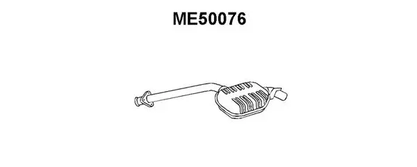 ME50076 VENEPORTE Средний глушитель выхлопных газов (фото 1)