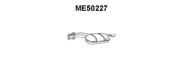 ME50227 VENEPORTE Средний глушитель выхлопных газов (фото 1)