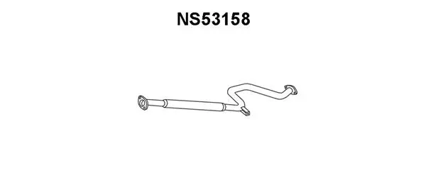 NS53158 VENEPORTE Средний глушитель выхлопных газов (фото 1)