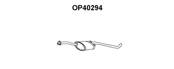 OP40294 VENEPORTE Средний глушитель выхлопных газов (фото 1)