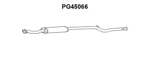 PG45066 VENEPORTE Средний глушитель выхлопных газов (фото 1)