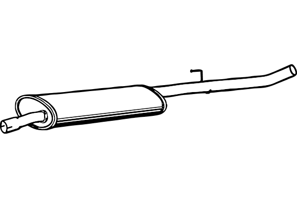P1846 FENNO Средний глушитель выхлопных газов (фото 1)