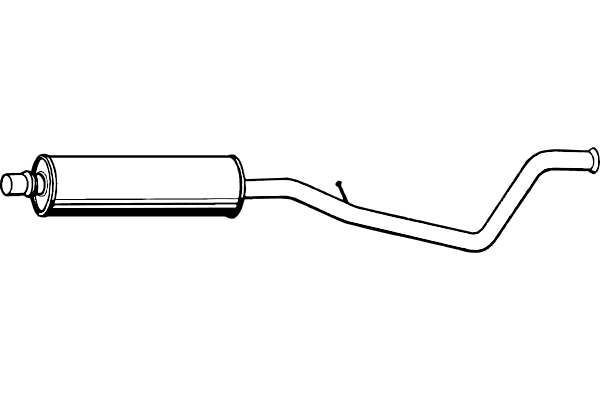 P4832 FENNO Средний глушитель выхлопных газов (фото 1)