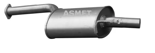 01.013 ASMET Средний глушитель выхлопных газов (фото 1)