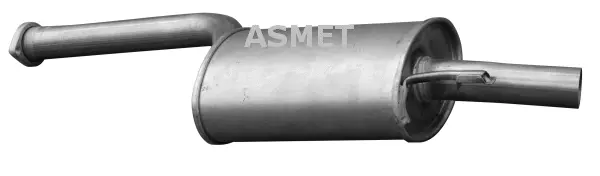 01.023 ASMET Средний глушитель выхлопных газов (фото 1)
