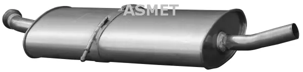 01.063 ASMET Средний глушитель выхлопных газов (фото 1)