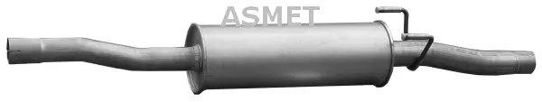 02.055 ASMET Средний глушитель выхлопных газов (фото 1)