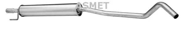 05.145 ASMET Средний глушитель выхлопных газов (фото 1)