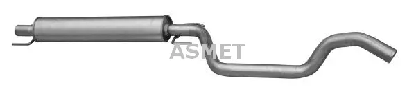 05.233 ASMET Средний глушитель выхлопных газов (фото 1)