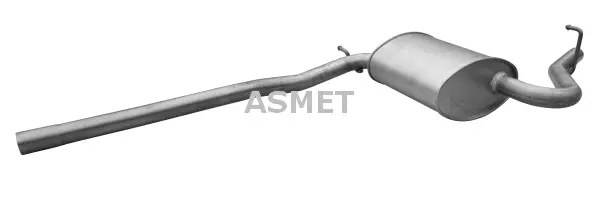 06.012 ASMET Средний глушитель выхлопных газов (фото 1)