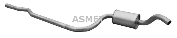 07.108 ASMET Средний глушитель выхлопных газов (фото 1)