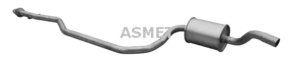 07.150 ASMET Средний глушитель выхлопных газов (фото 1)