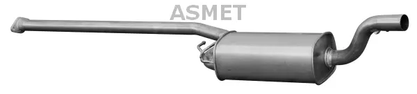07.212 ASMET Средний глушитель выхлопных газов (фото 1)