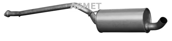 07.217 ASMET Средний глушитель выхлопных газов (фото 1)