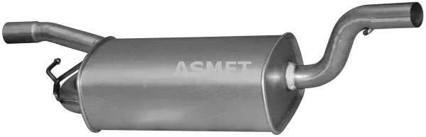 07.245 ASMET Средний глушитель выхлопных газов (фото 1)