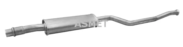 09.034 ASMET Средний глушитель выхлопных газов (фото 1)