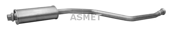09.055 ASMET Средний глушитель выхлопных газов (фото 1)