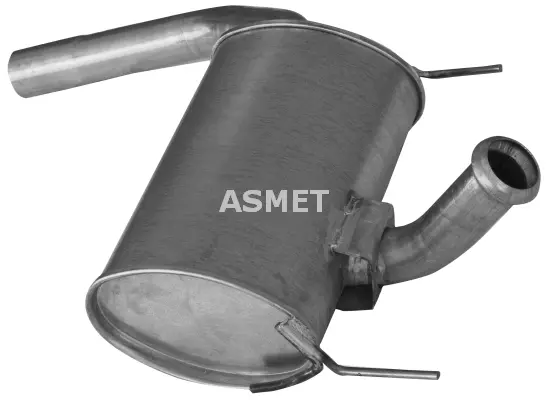 10.039 ASMET Средний глушитель выхлопных газов (фото 1)