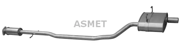 12.025 ASMET Средний глушитель выхлопных газов (фото 1)