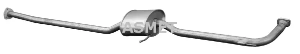 13.004 ASMET Средний глушитель выхлопных газов (фото 1)