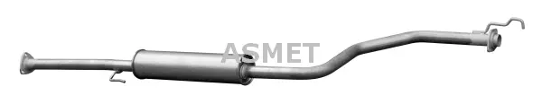 13.023 ASMET Средний глушитель выхлопных газов (фото 1)