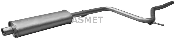 16.017 ASMET Средний глушитель выхлопных газов (фото 1)