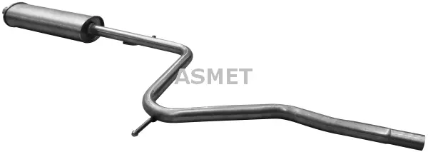 16.017 ASMET Средний глушитель выхлопных газов (фото 2)