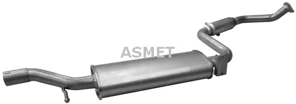 18.009 ASMET Средний глушитель выхлопных газов (фото 1)