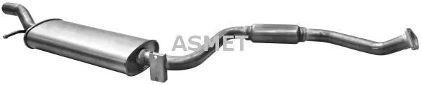 18.009 ASMET Средний глушитель выхлопных газов (фото 2)