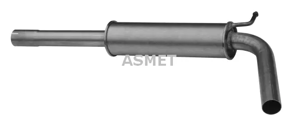 21.004 ASMET Средний глушитель выхлопных газов (фото 1)