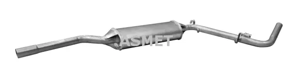 21.017 ASMET Средний глушитель выхлопных газов (фото 1)