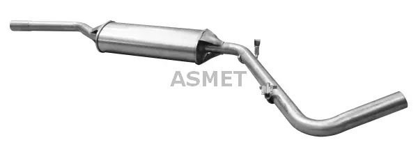21.017 ASMET Средний глушитель выхлопных газов (фото 2)