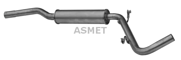 21.018 ASMET Средний глушитель выхлопных газов (фото 1)