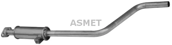 25.005 ASMET Средний глушитель выхлопных газов (фото 1)