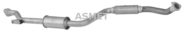 26.007 ASMET Средний глушитель выхлопных газов (фото 1)