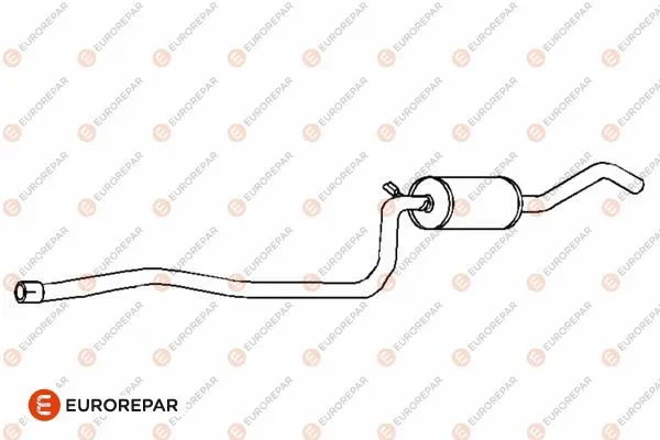 E12898G EUROREPAR Средний глушитель выхлопных газов (фото 1)