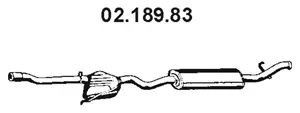 02.189.83 EBERSPÄCHER Глушитель выхлопных газов конечный (фото 1)