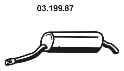 03.199.87 EBERSPÄCHER Глушитель выхлопных газов конечный (фото 1)